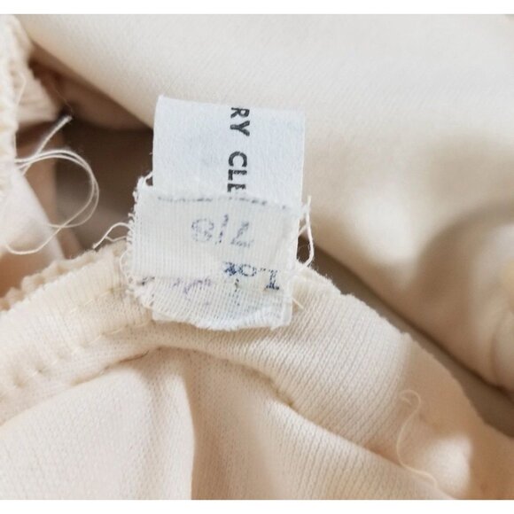 Grecian Goddess Cream Jumpsuit Sz 7/8 True Vtg 1970s 70s Costume Event Boho - Picture 7 of 7